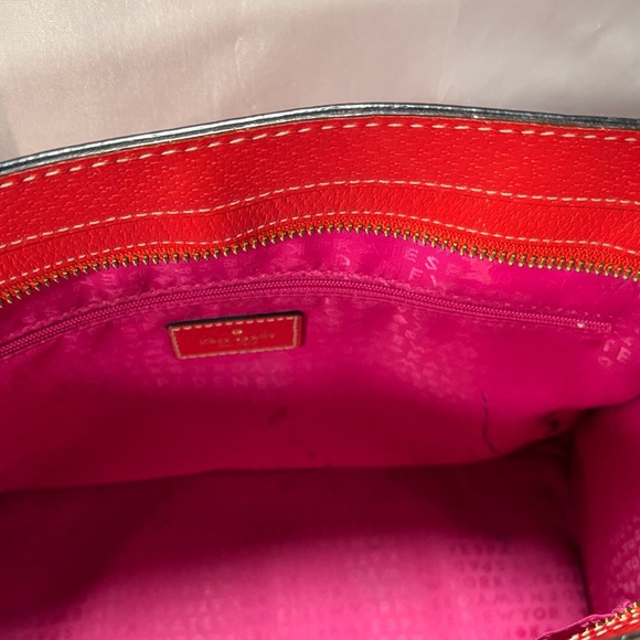 Kate Spade Vibrant Red Leather Satchel - Picture 4 of 16